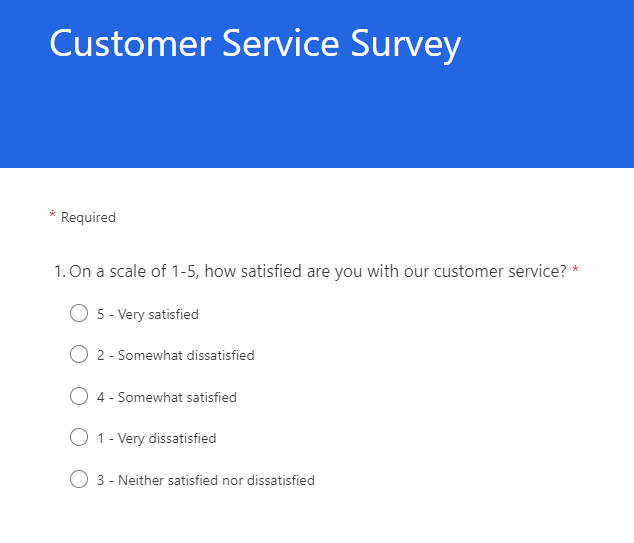 Developing an effective customer response survey with Dynamics 365