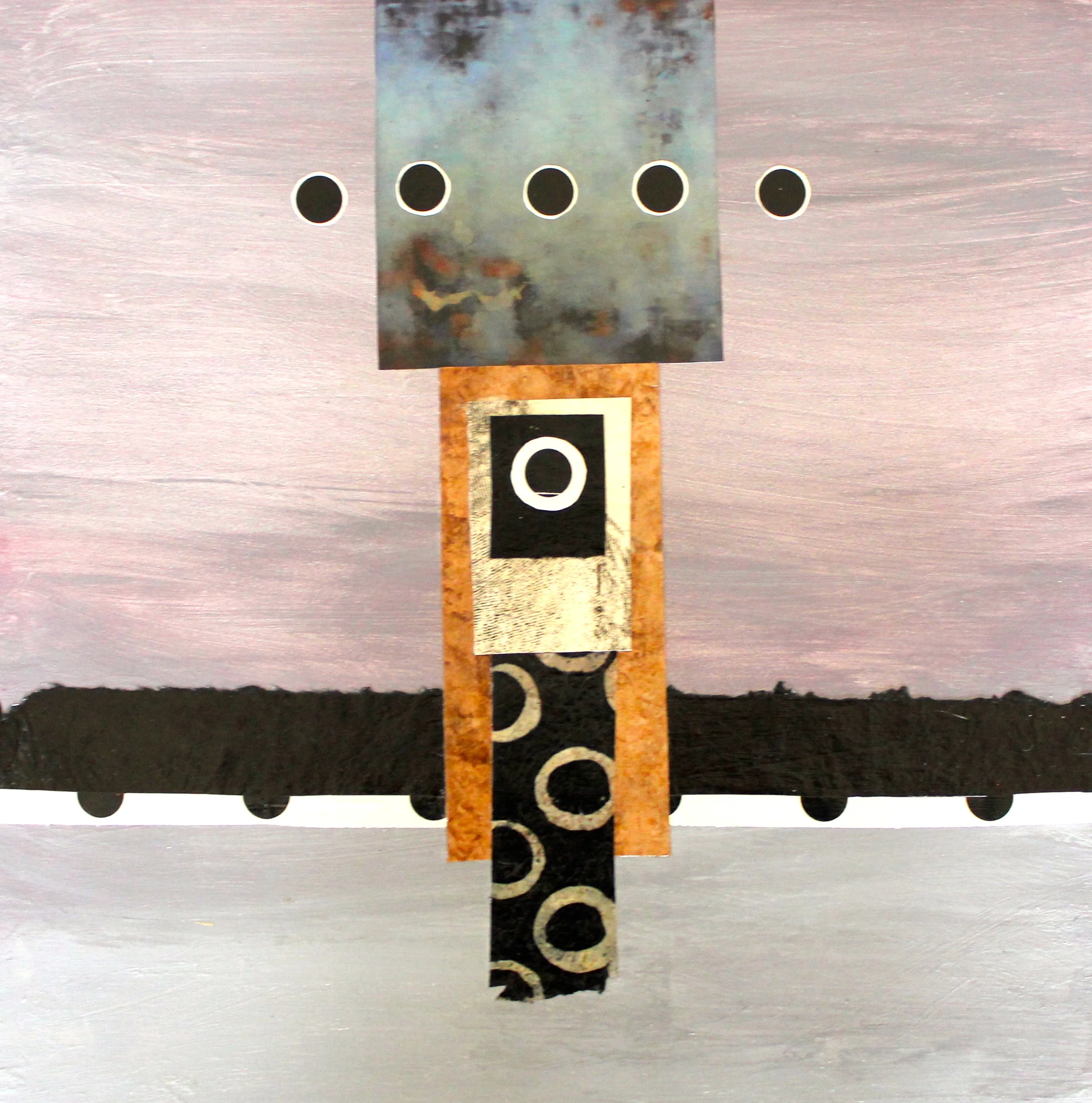 "Fukushima" At my last Art Encounter group, a dear friend named this piece for me. I felt it was an appropriate name. Art groups are a great way to share ideas and be inspired by others. I have found it invaluable to my creative process and am grateful for all the ideas that I have accumulated there. 