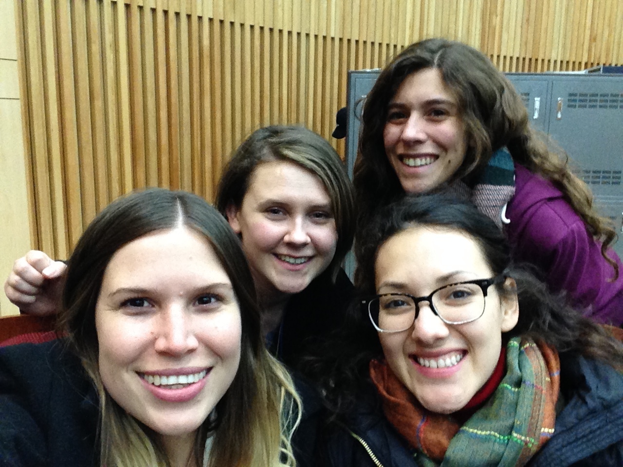 Some of the lovely people I met during orientation - Bianca, Ruth and Nastasia. 