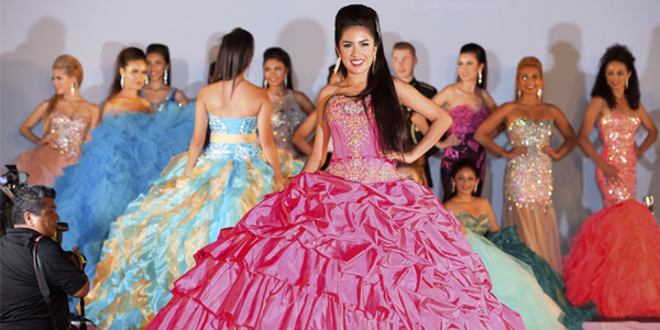 Fashion show at a live expo.