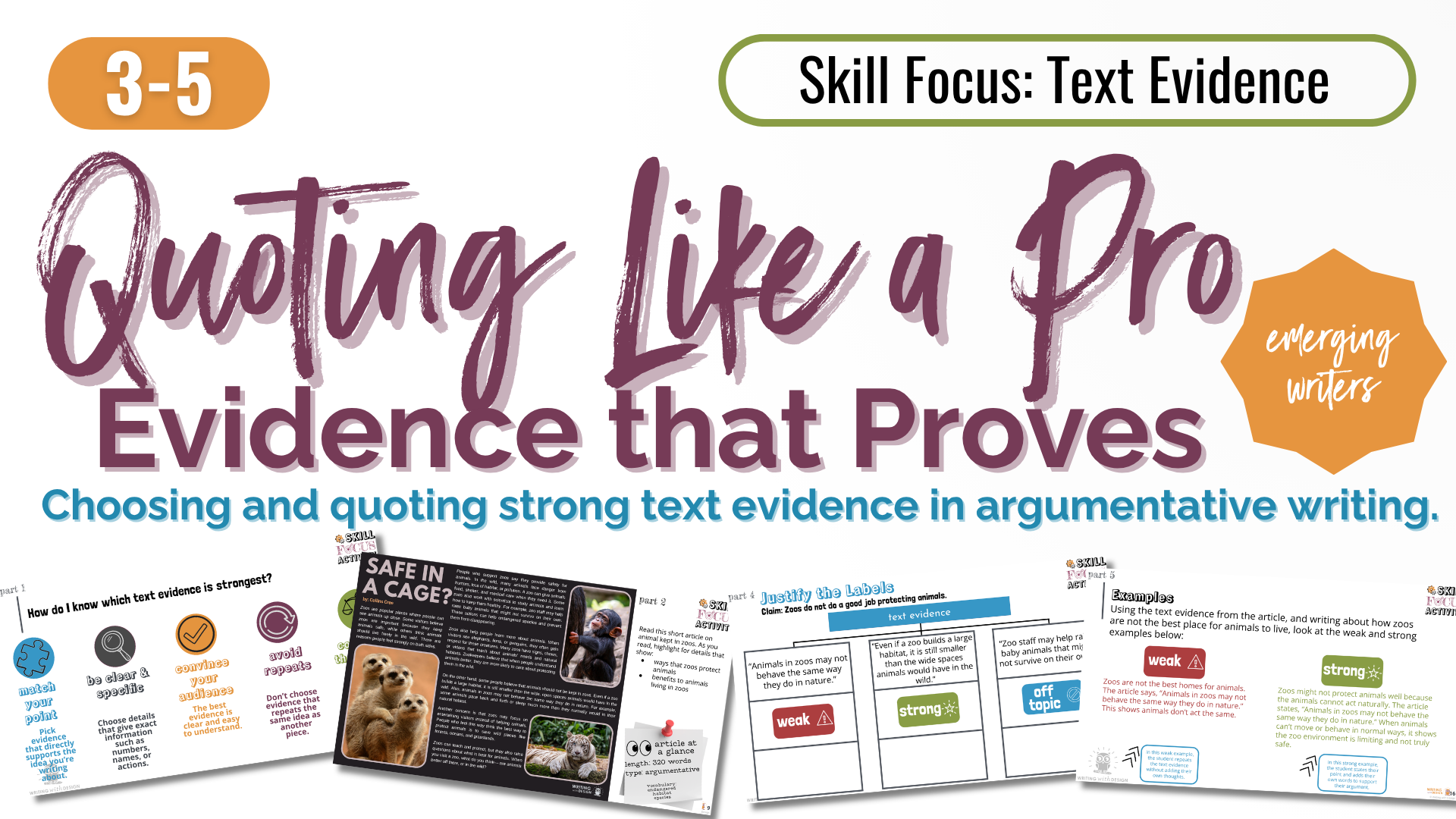 Quoting Like a Pro: Evidence that Proves