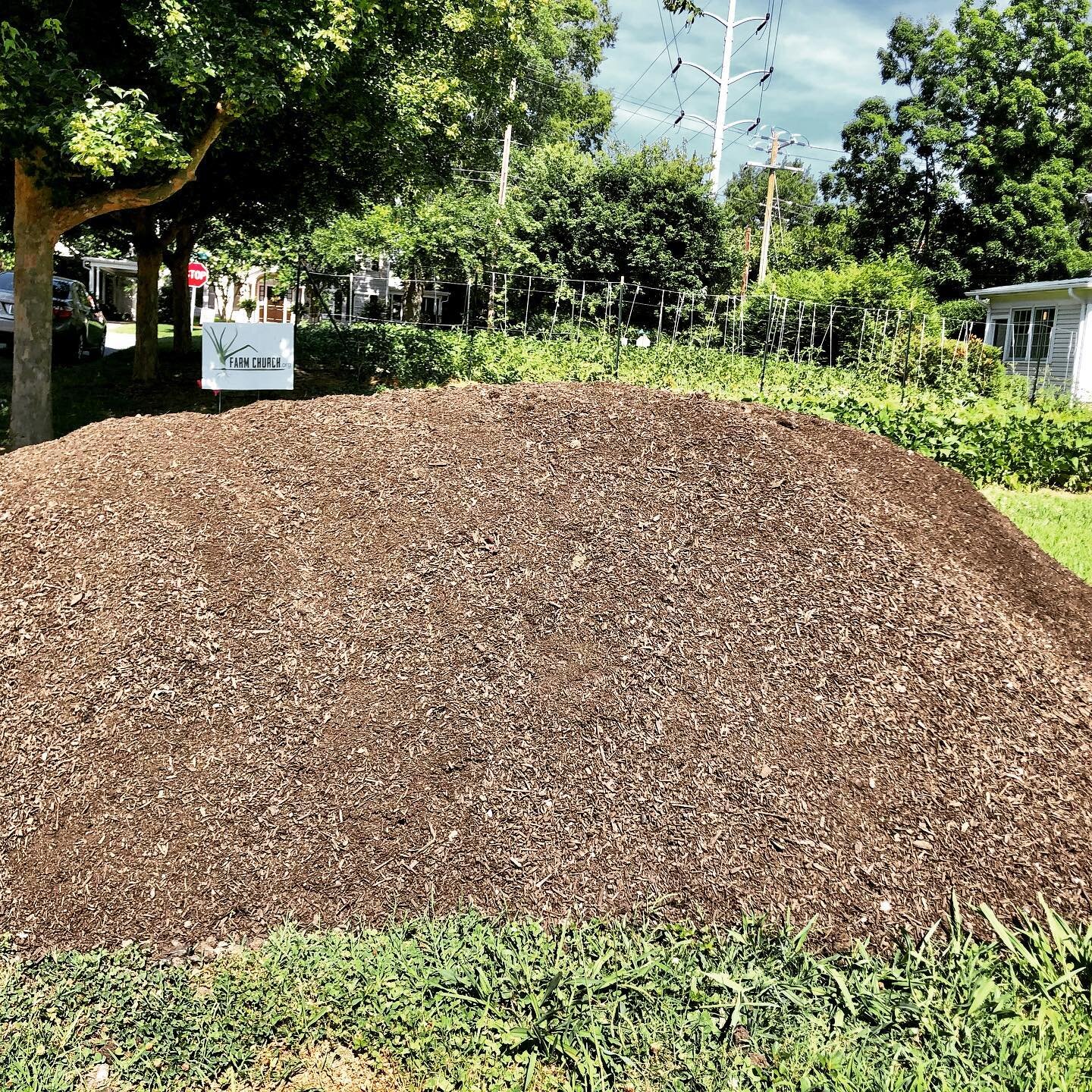 Grateful to @compostnow and many, many donors that have provided this rich and life-giving compost! #farmchurch #farm #church #durham #compost #compostnow #garden #foodsecurity
