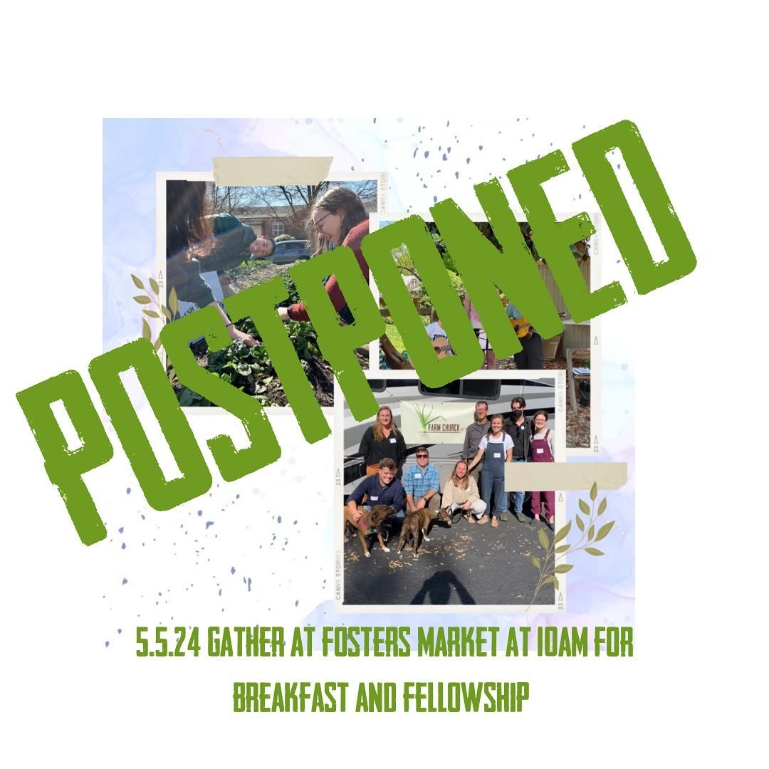 Unfortunately it&rsquo;s looking like rain tomorrow, so we are going to have to postpone our 8th anniversary celebration.

Tomorrow, we&rsquo;ll shift to Foster&rsquo;s market to enjoy breakfast and each other&rsquo;s company. We will be there 10am-1