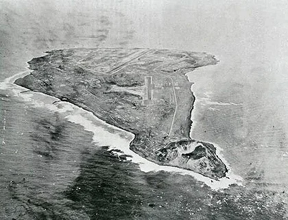 Iwo Jima from the air
