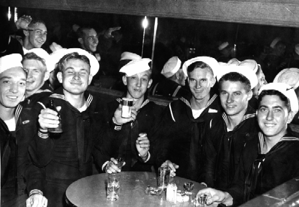 USS Indianapolis crewmen, May 3, 1945.
