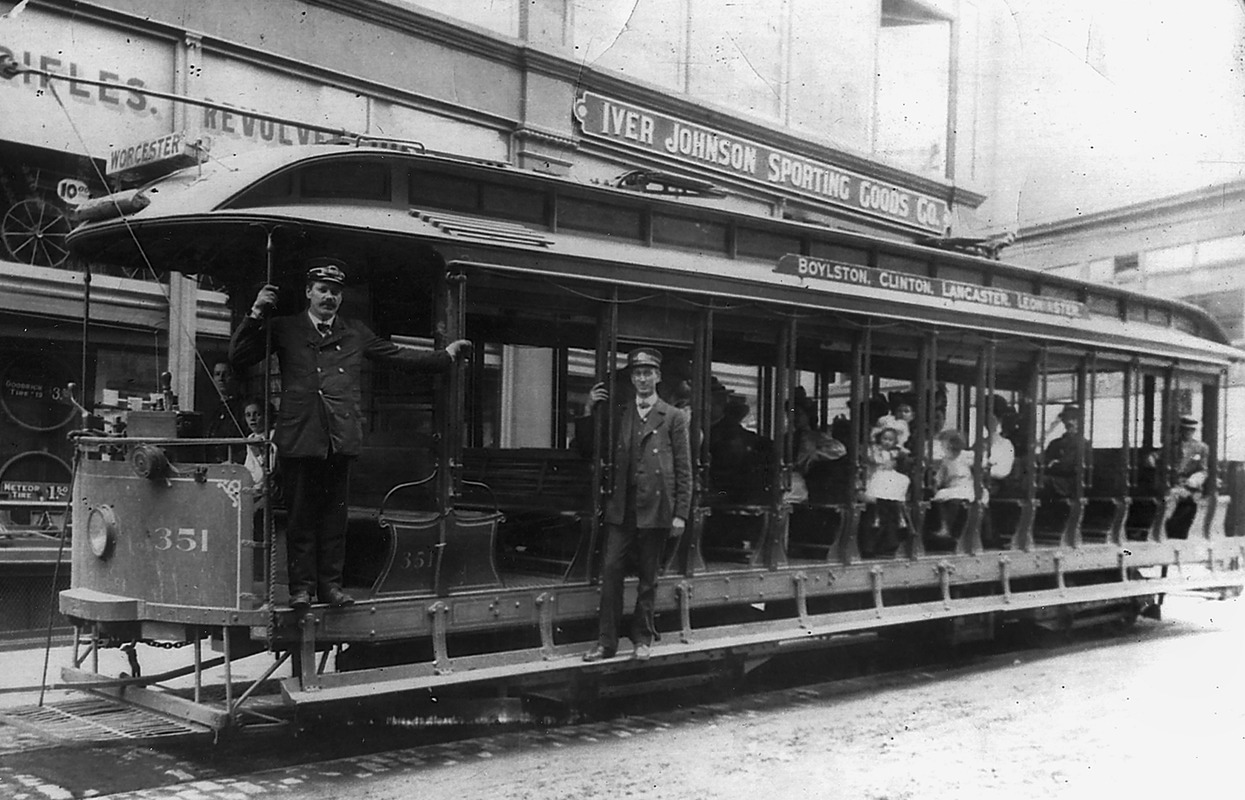A trolley similar to the one driven by Euclid Madden