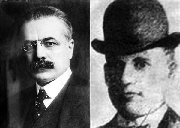 George Cortelyou (l.) and William Craig (r.)
