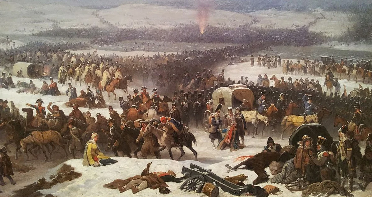 The crossing of the Berezina River