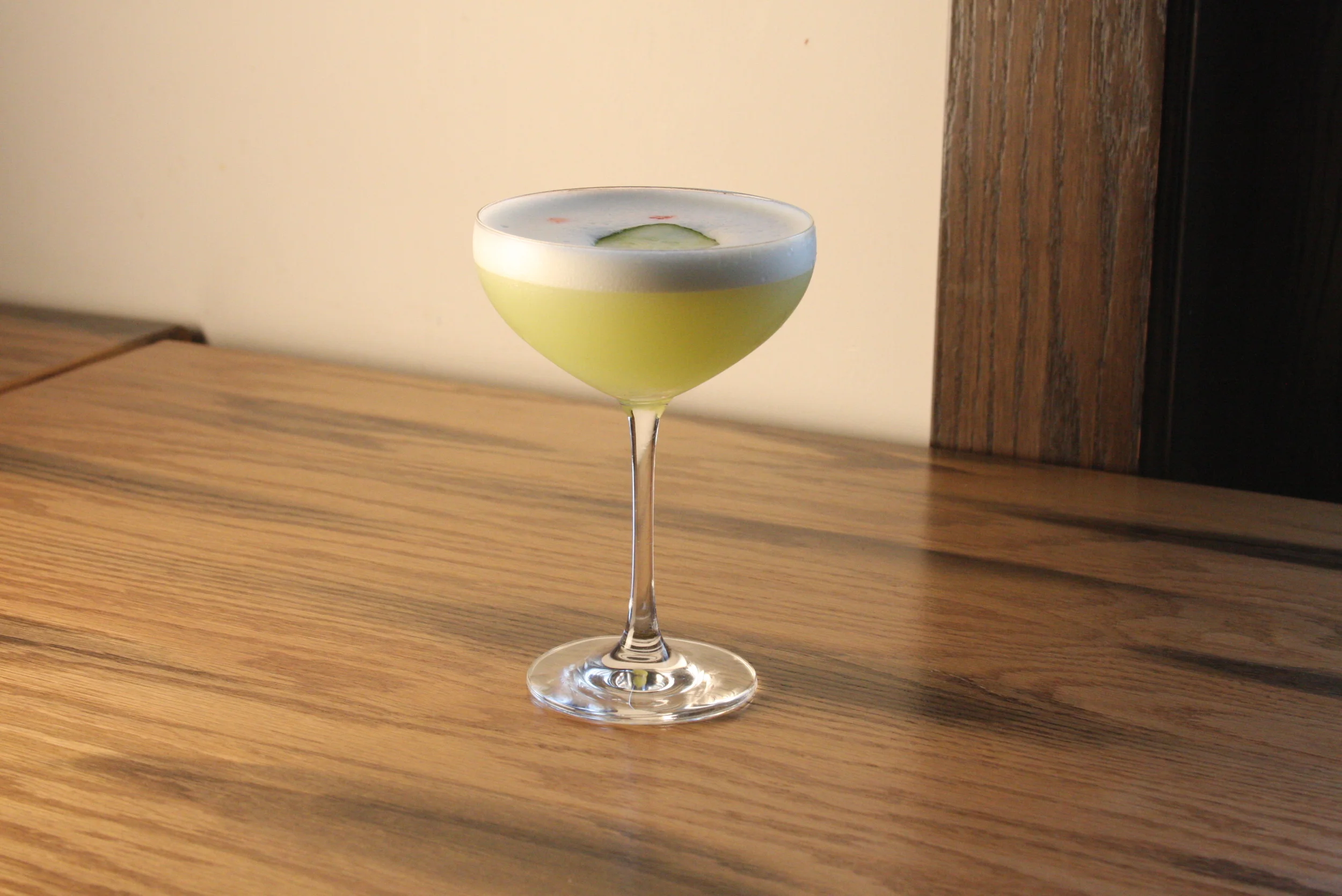 Tenzing Coupe Cocktail: The Trade Street by Griffin Elliott