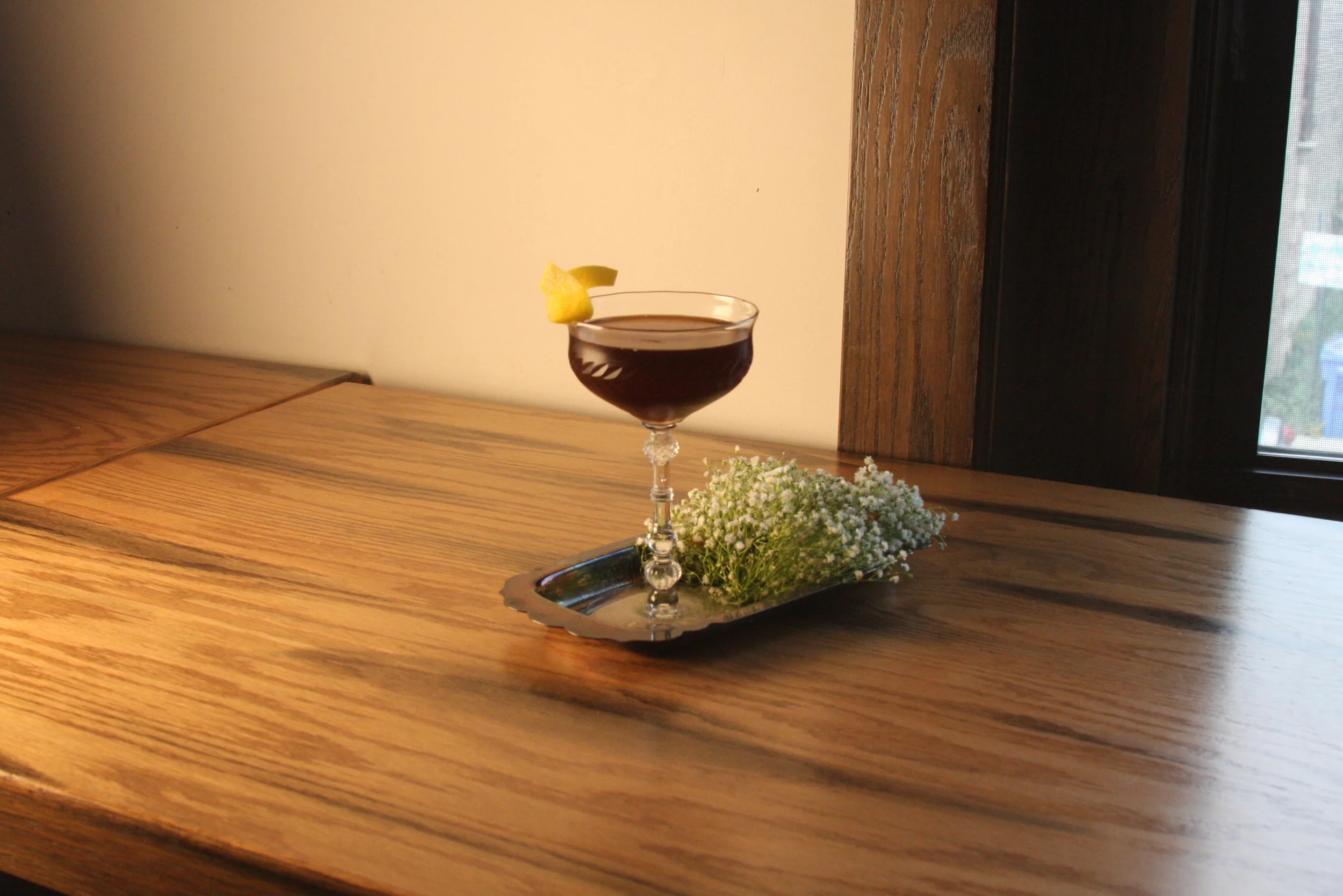Tenzing Coupe Cocktail: A better place by Scott	 LoBianco.