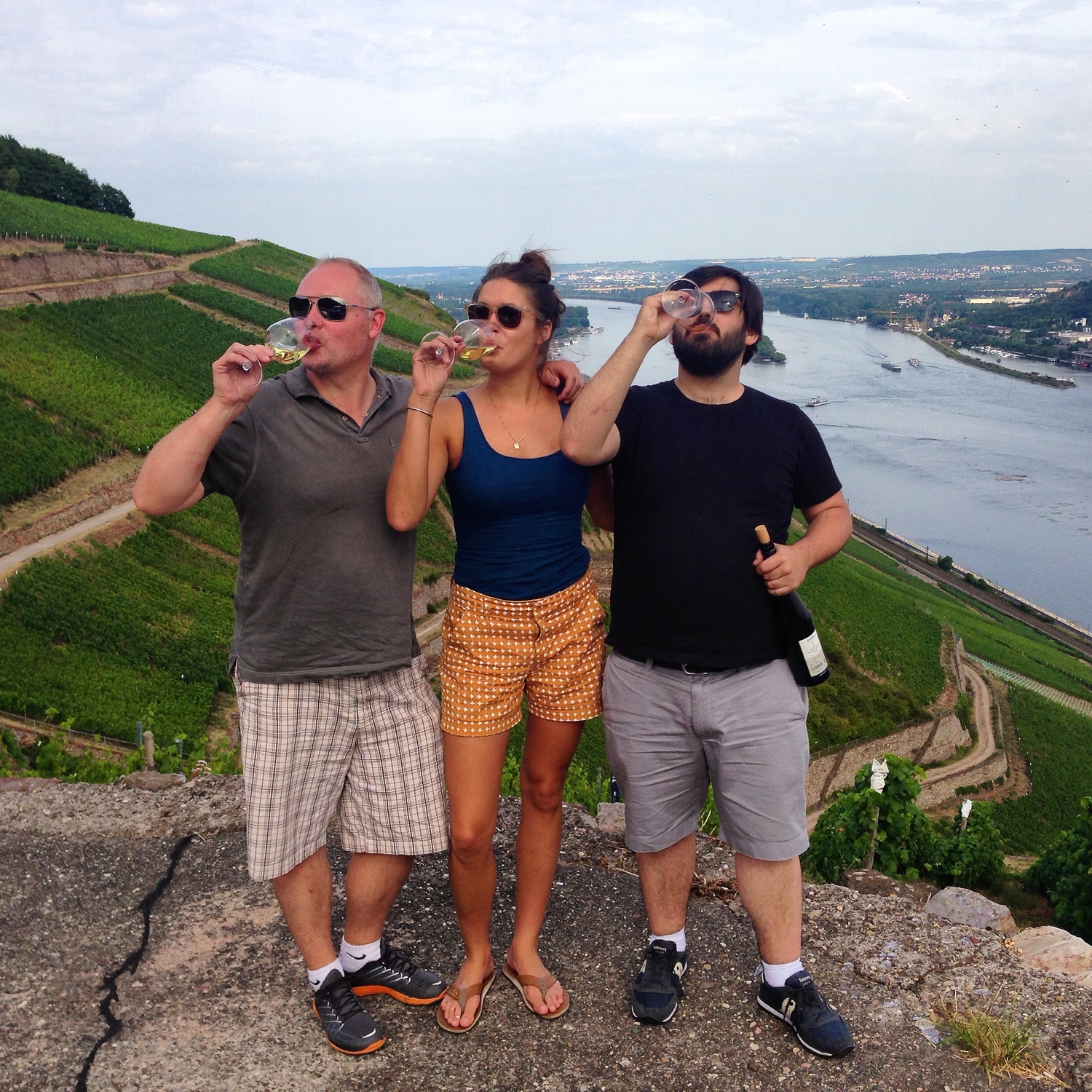 L to R. Kevin Pyke, Daniel Weber, Hayley Johnson