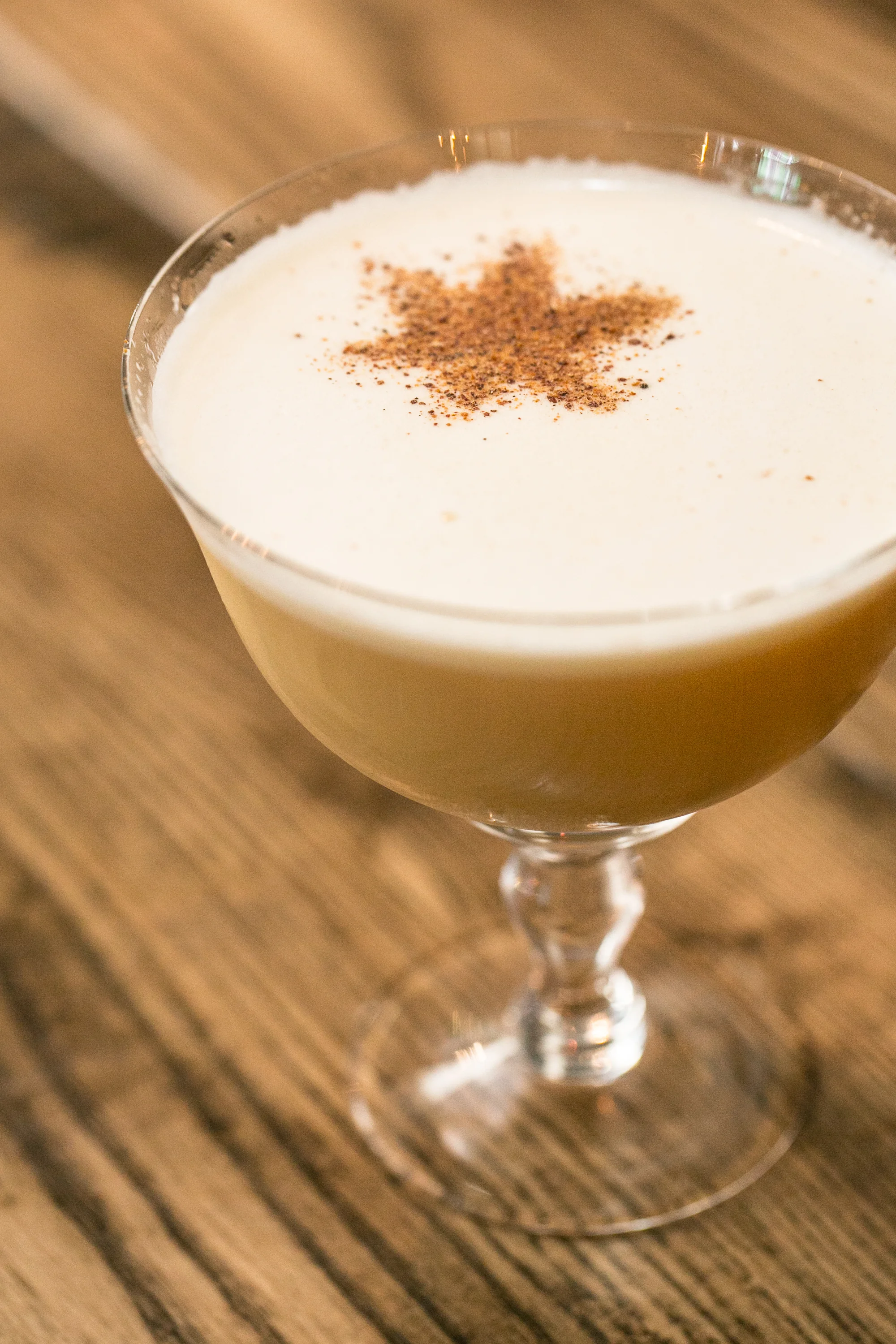 Tenzing Coupe Cocktail. The Winter & Construction by Preston Cohen. 