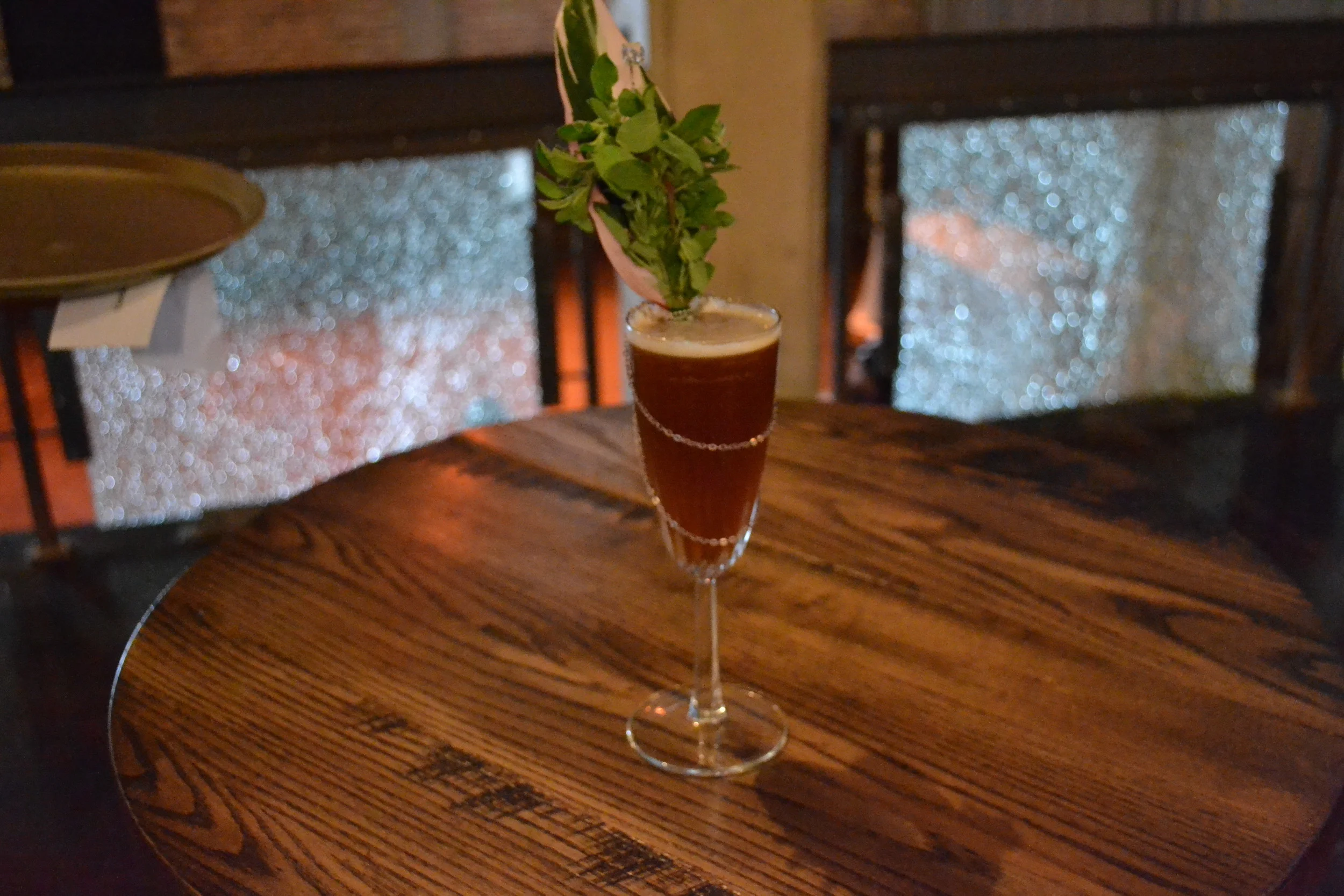 Tenzing Coupe Cocktail. "Navidad de Infidelidad #2" by Chase Bracamontes