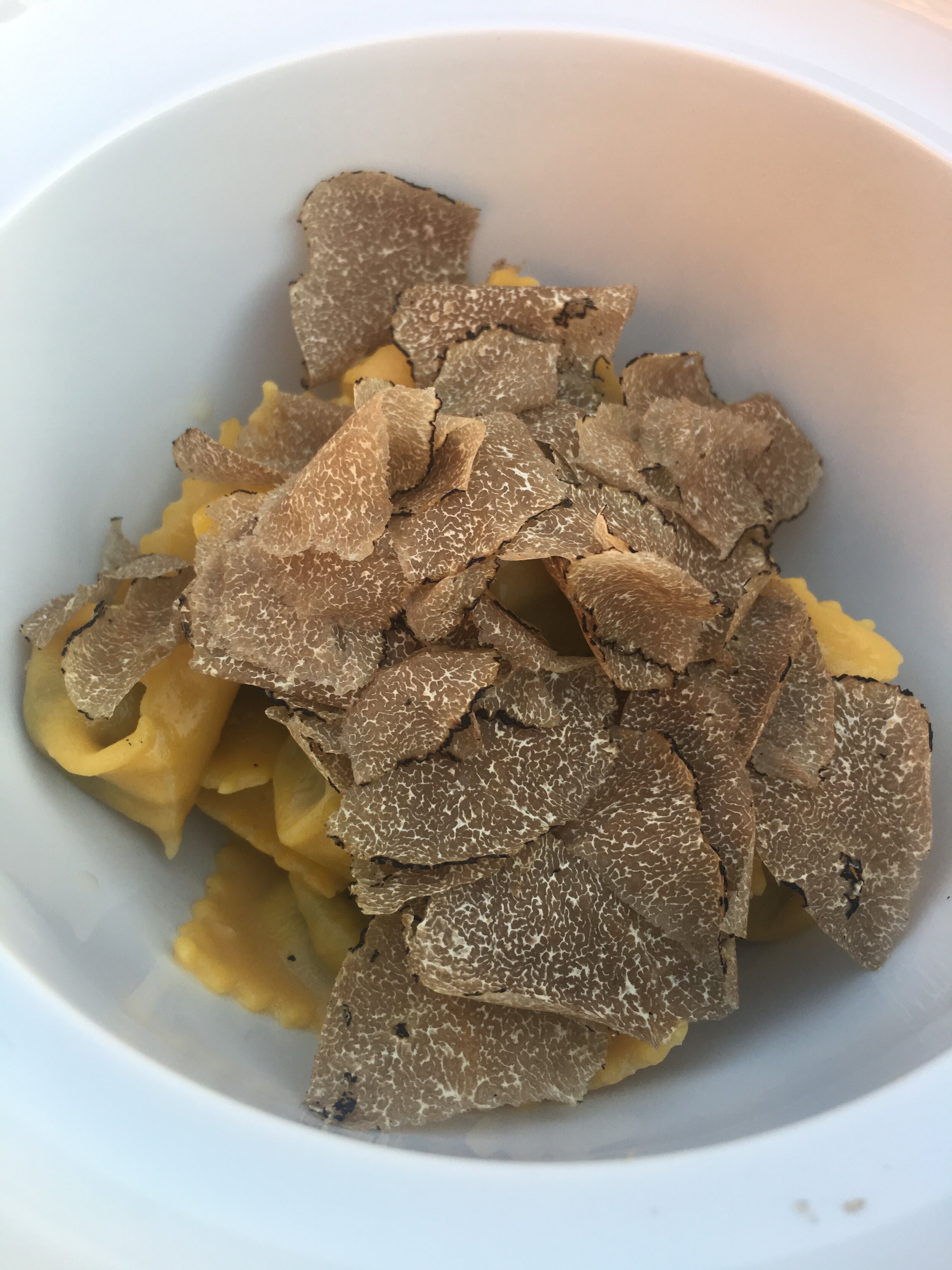 Agnolotti del plin , butter and truffles - Piedmont