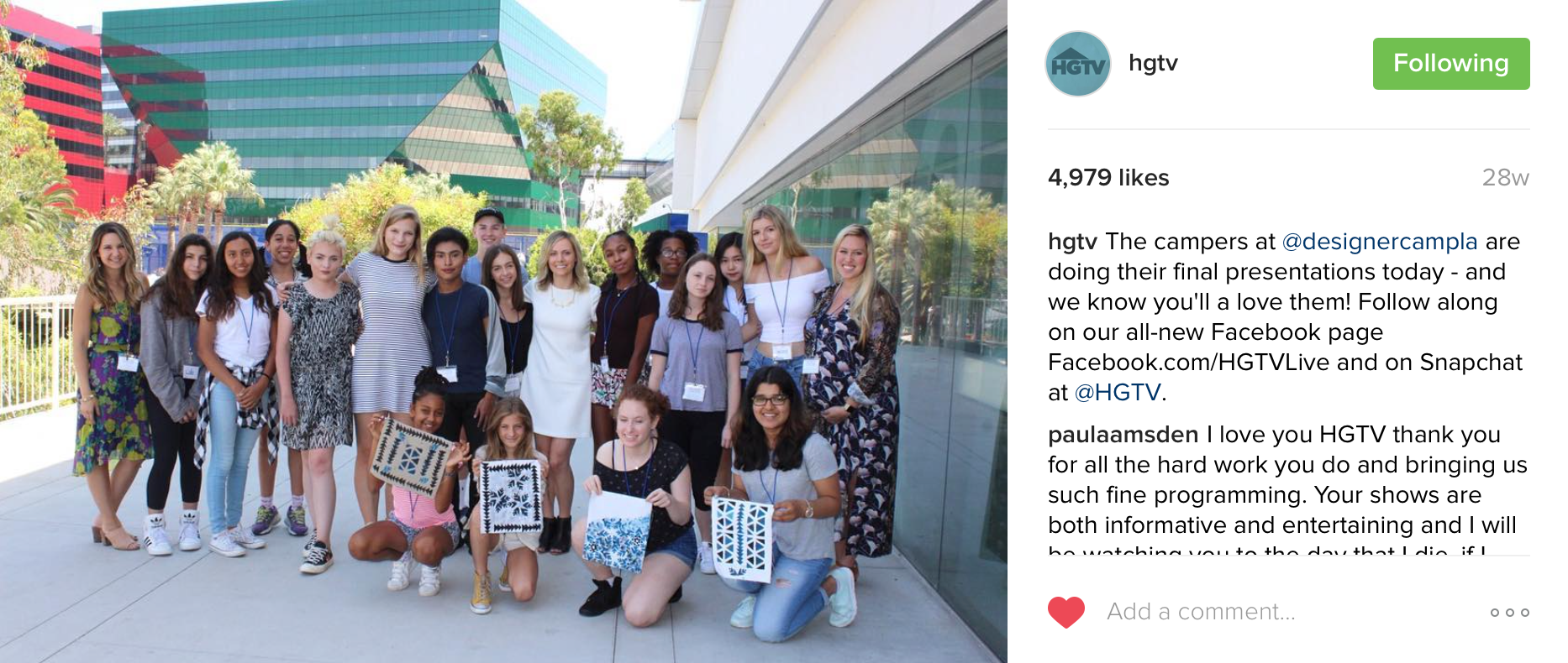 HGTV INSTAGRAM 