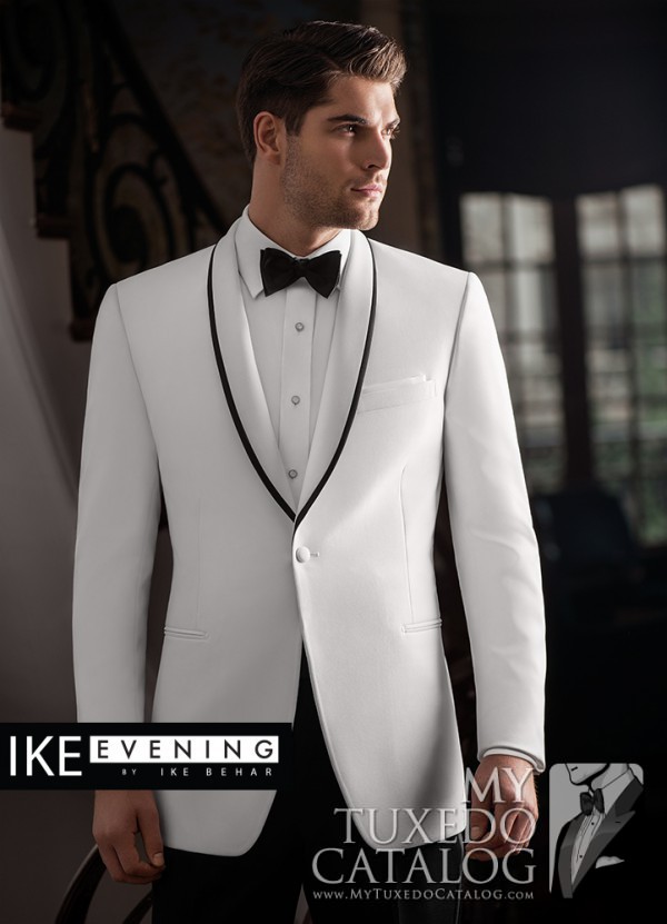 White 'Waverly' Tuxedo by Ike Behar