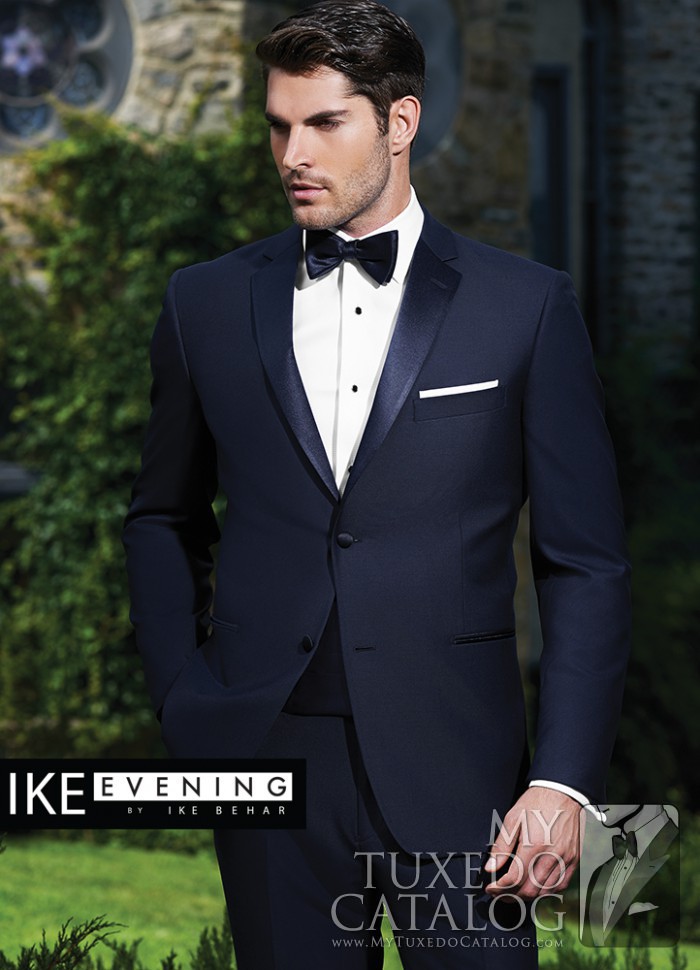 Navy 'Sebastian' Tuxedo by Ike Behar Evening