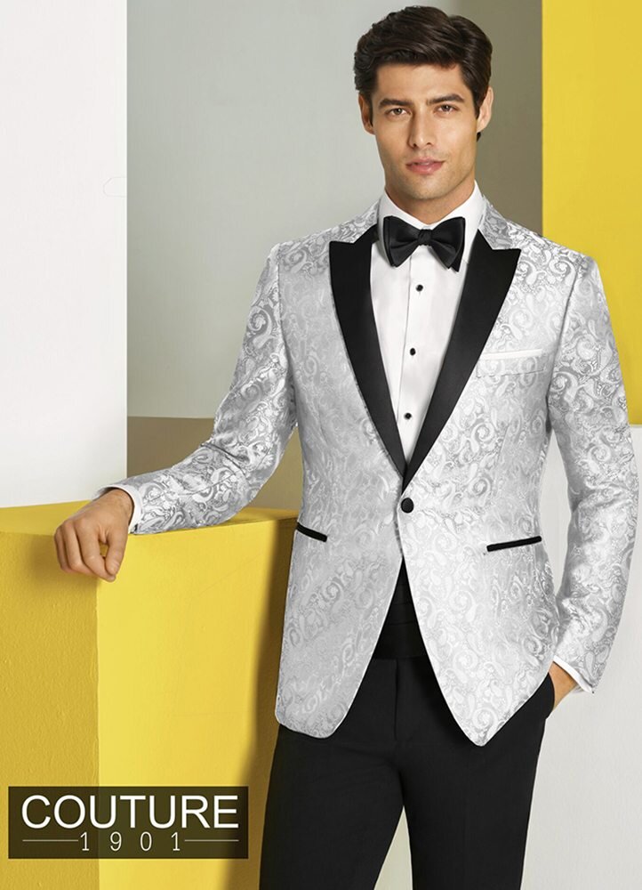 White 'Chase' Ultra Slim Tuxedo by Couture 1910