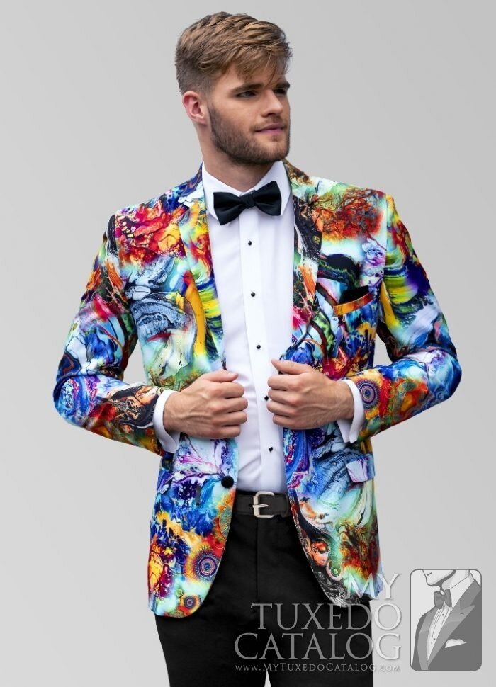 Multicolor 'Hendrix' Tuxedo by Mark of Distinction