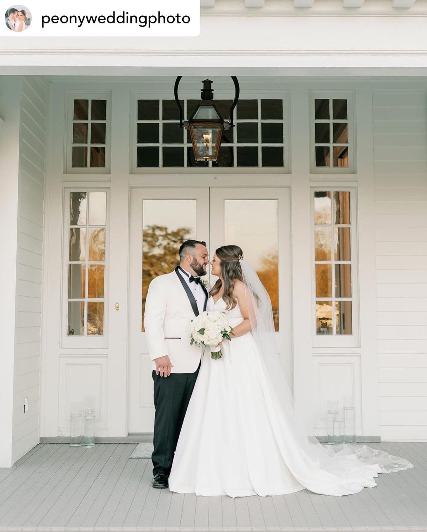 Congrats to Mr. &amp; Mrs. Rodrigue🥂 Ryan wore our Ivory &lsquo;Dawson&rsquo; by Ike Behar; one of our newest styles heading into spring.

Posted @withregram &bull; @peonyweddingphoto Today we&rsquo;re featuring this gorgeous wedding, styled to perf