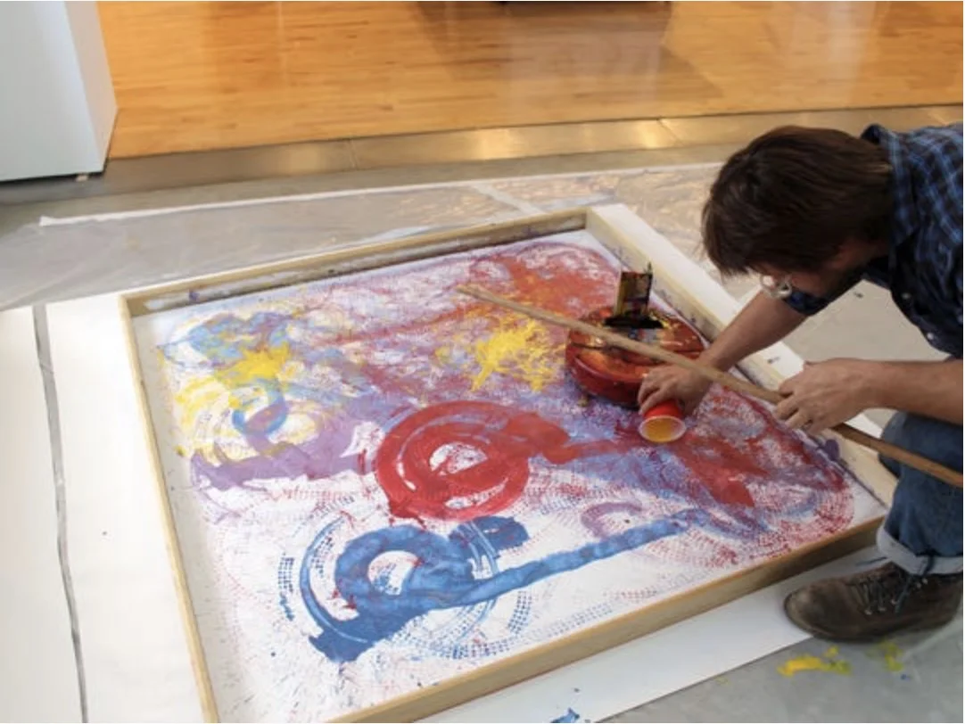 Interactive art event for all ages features bubbles, robots and tattoos