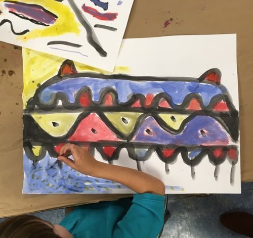 Black Line Junior: Introduction to Painting and Color Mixing