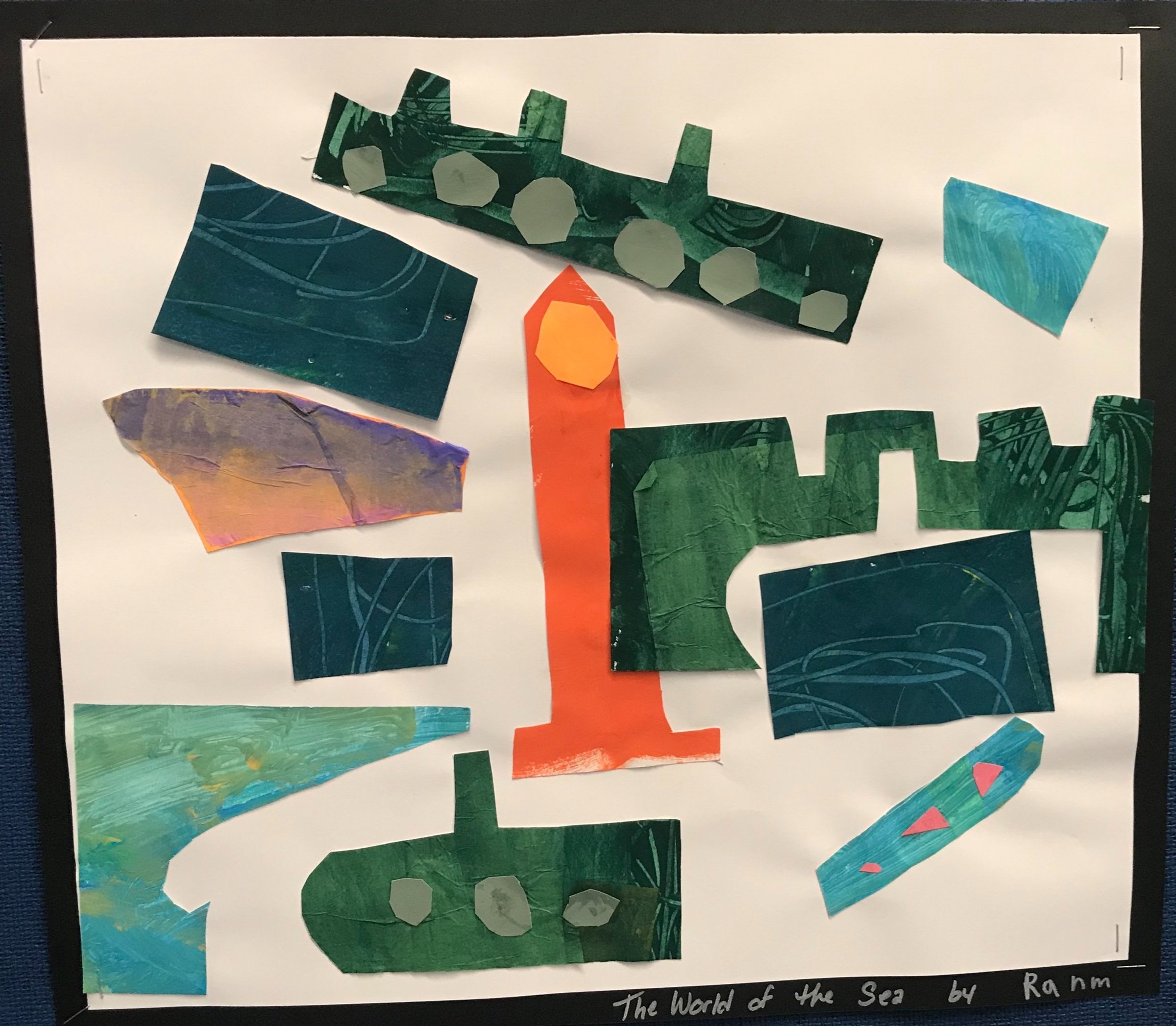 Matisse Inspired Collage: Exploring Shape and Color