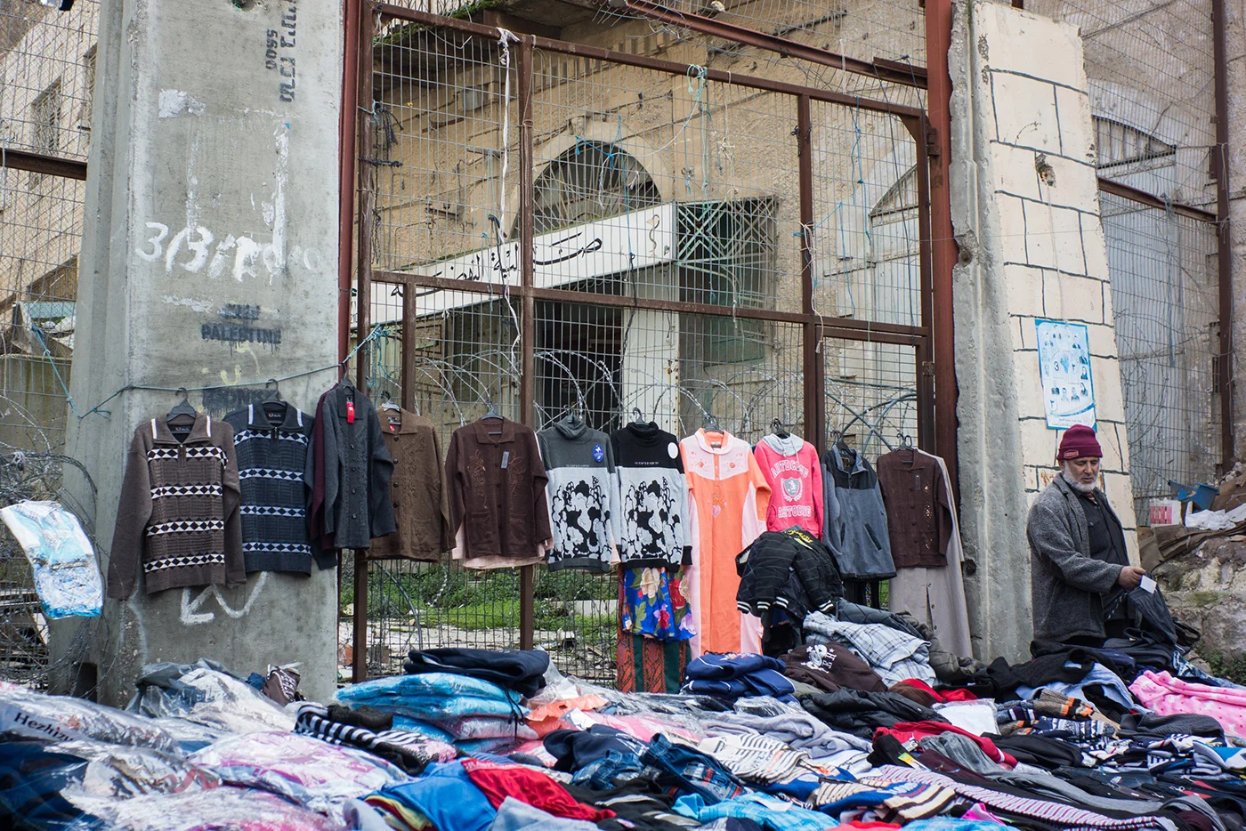 Seperation Wall in Hebron, West Bank