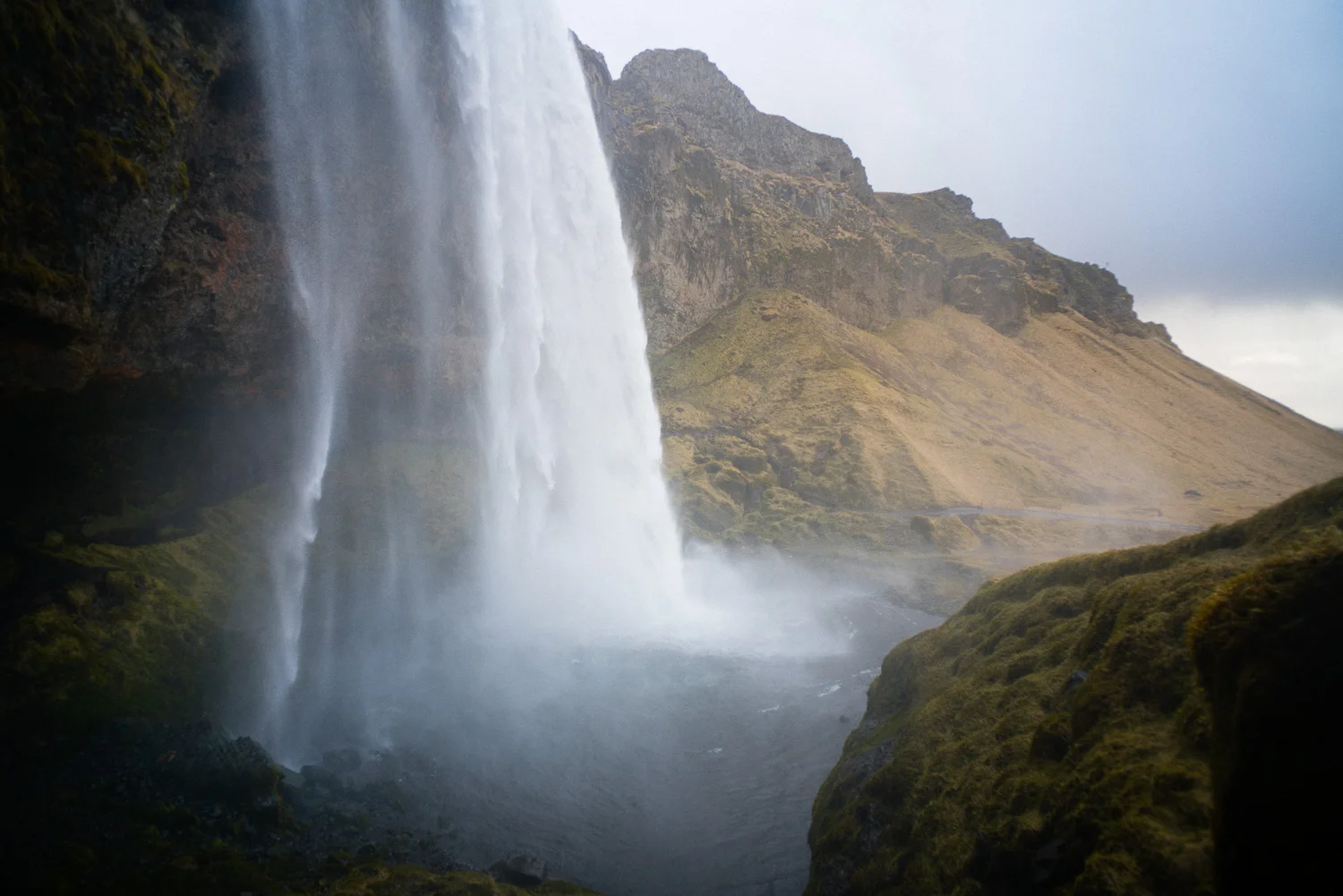 Seljalandsfoss waterfall.