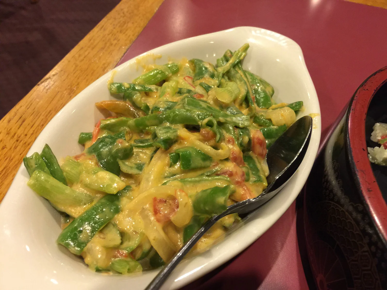 Close up of the ema datsi — pure fire! 