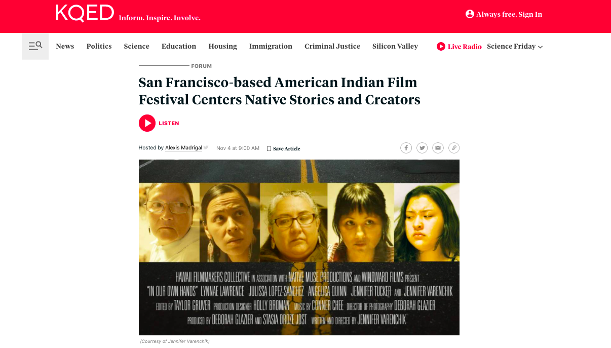 IFH X AIFI — American Indian Film Institute