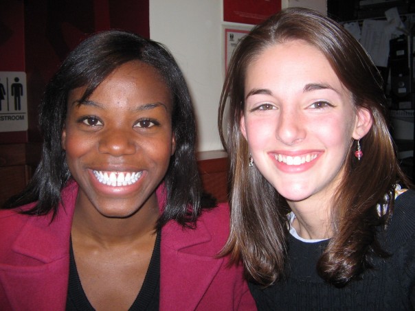 My earring game was on point in 2005. Me and Ray SO up to no good.