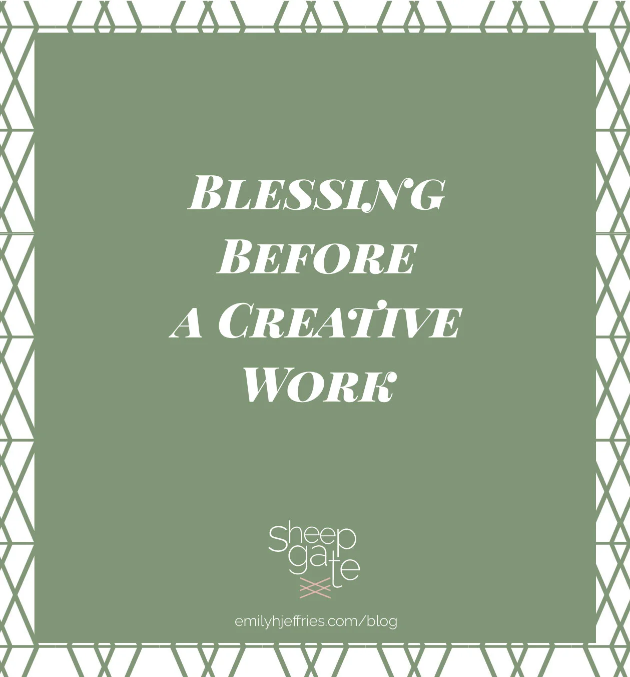 Blessing Before a Creative Work