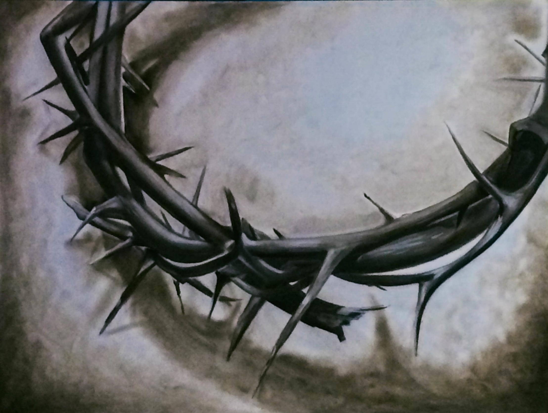 Oil Painting: Crown Of Thorns