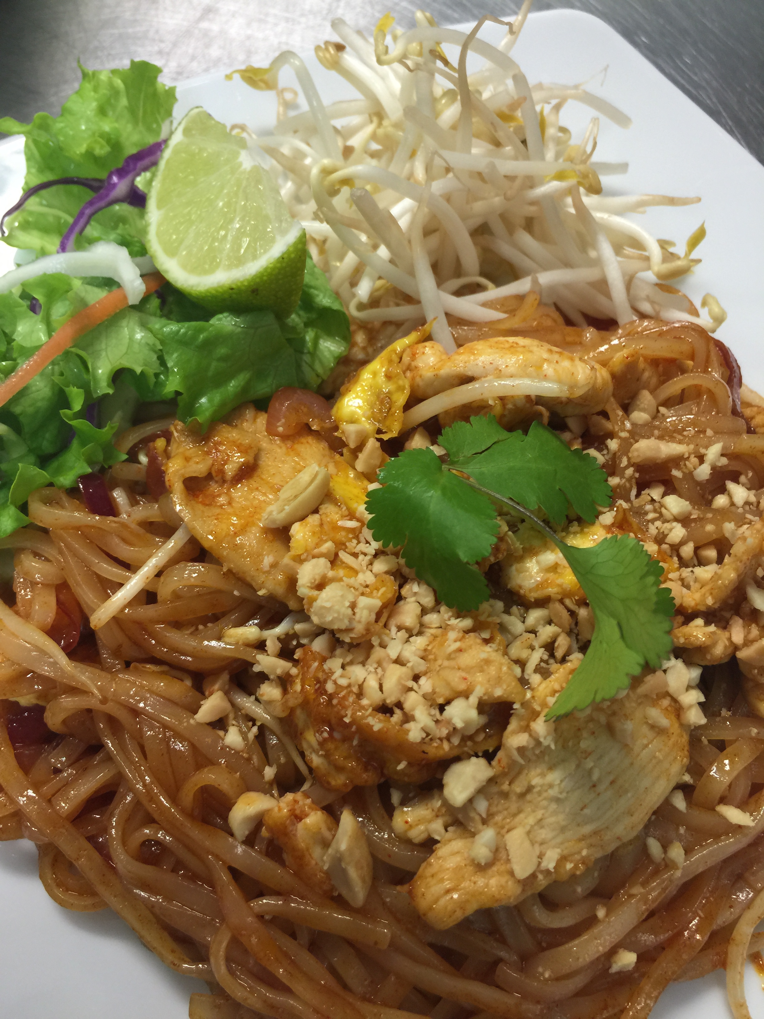 Pad Thai + Chicken.