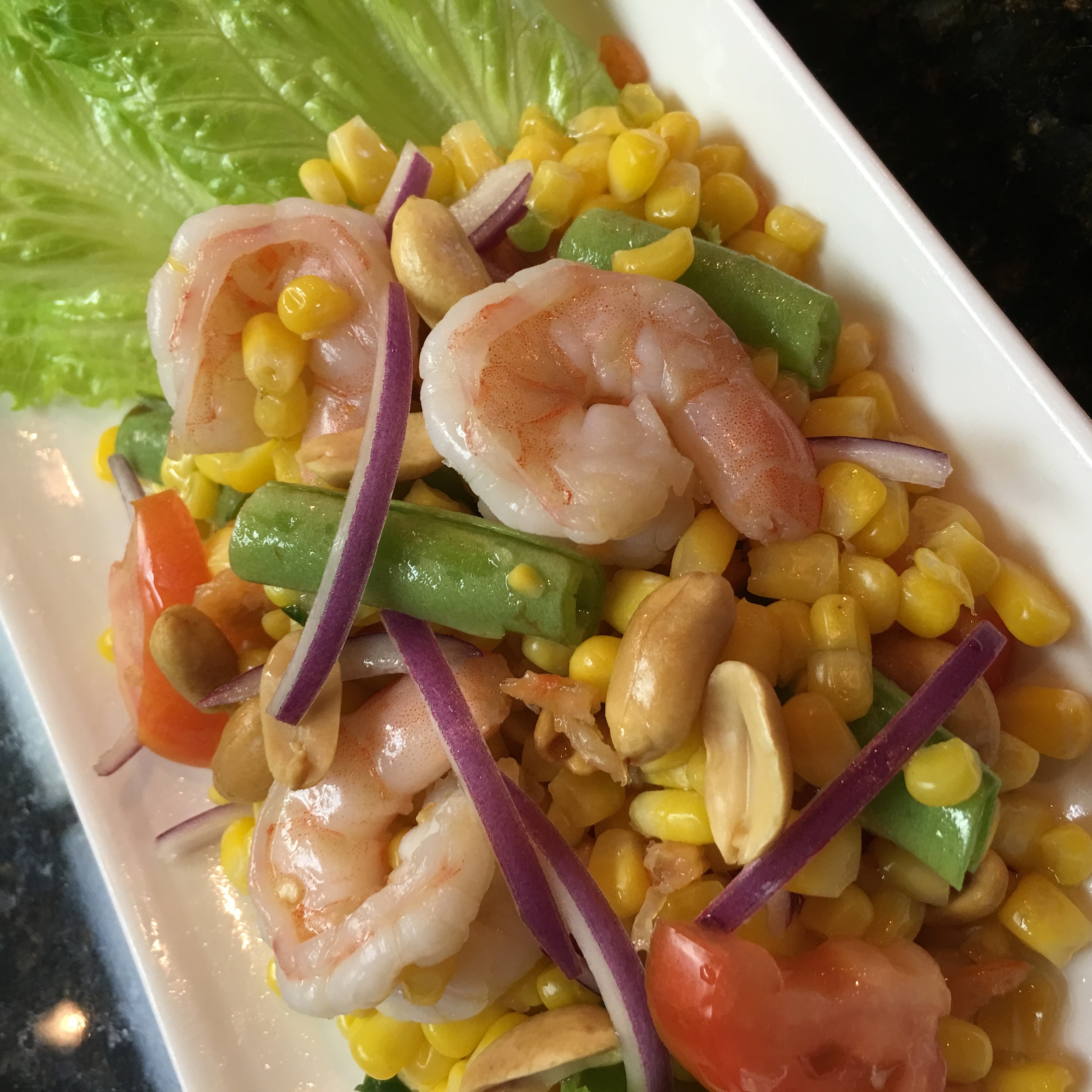Shrimp + Corn Salad
