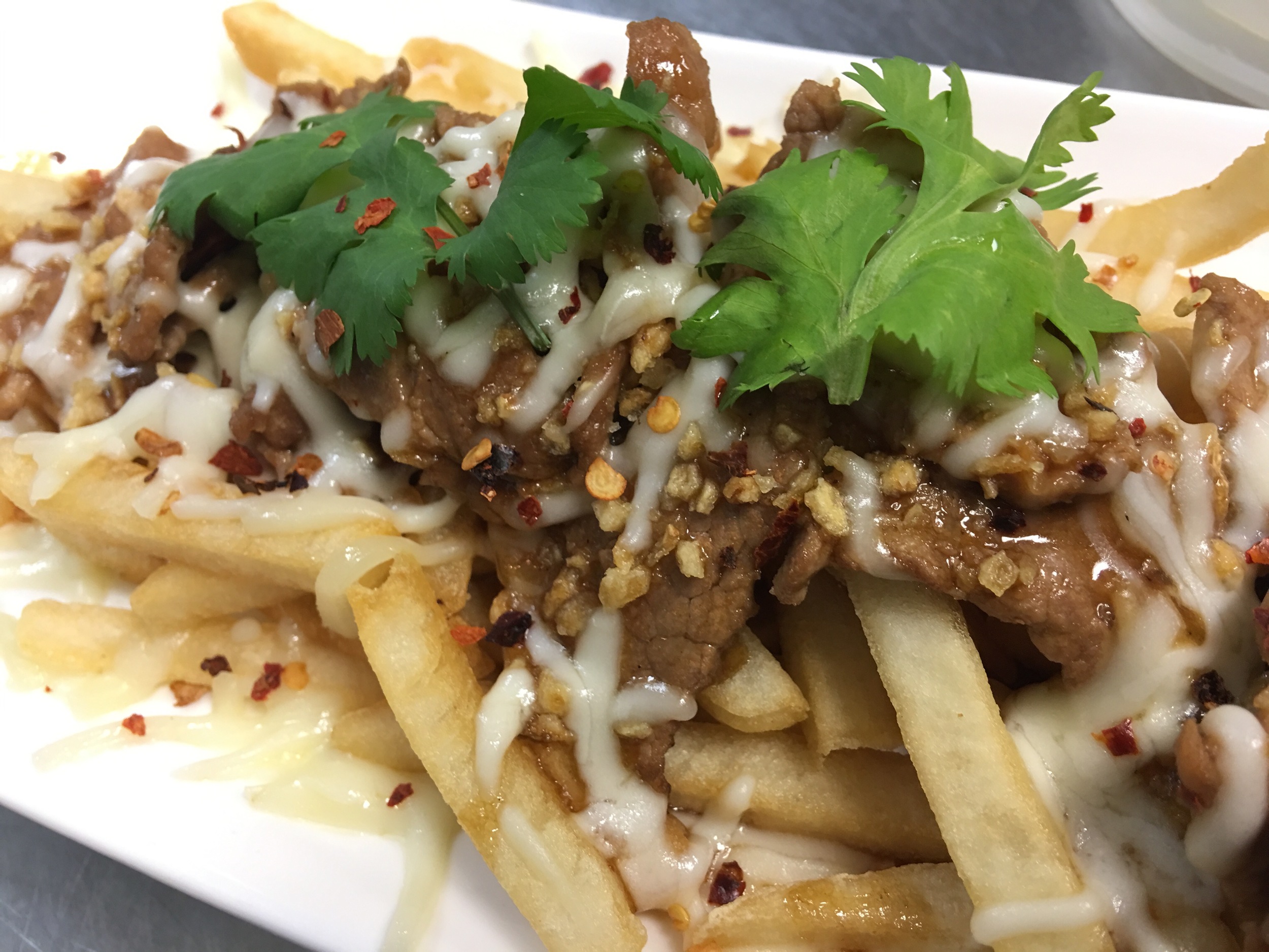 Garlic Beef Loaded Fries