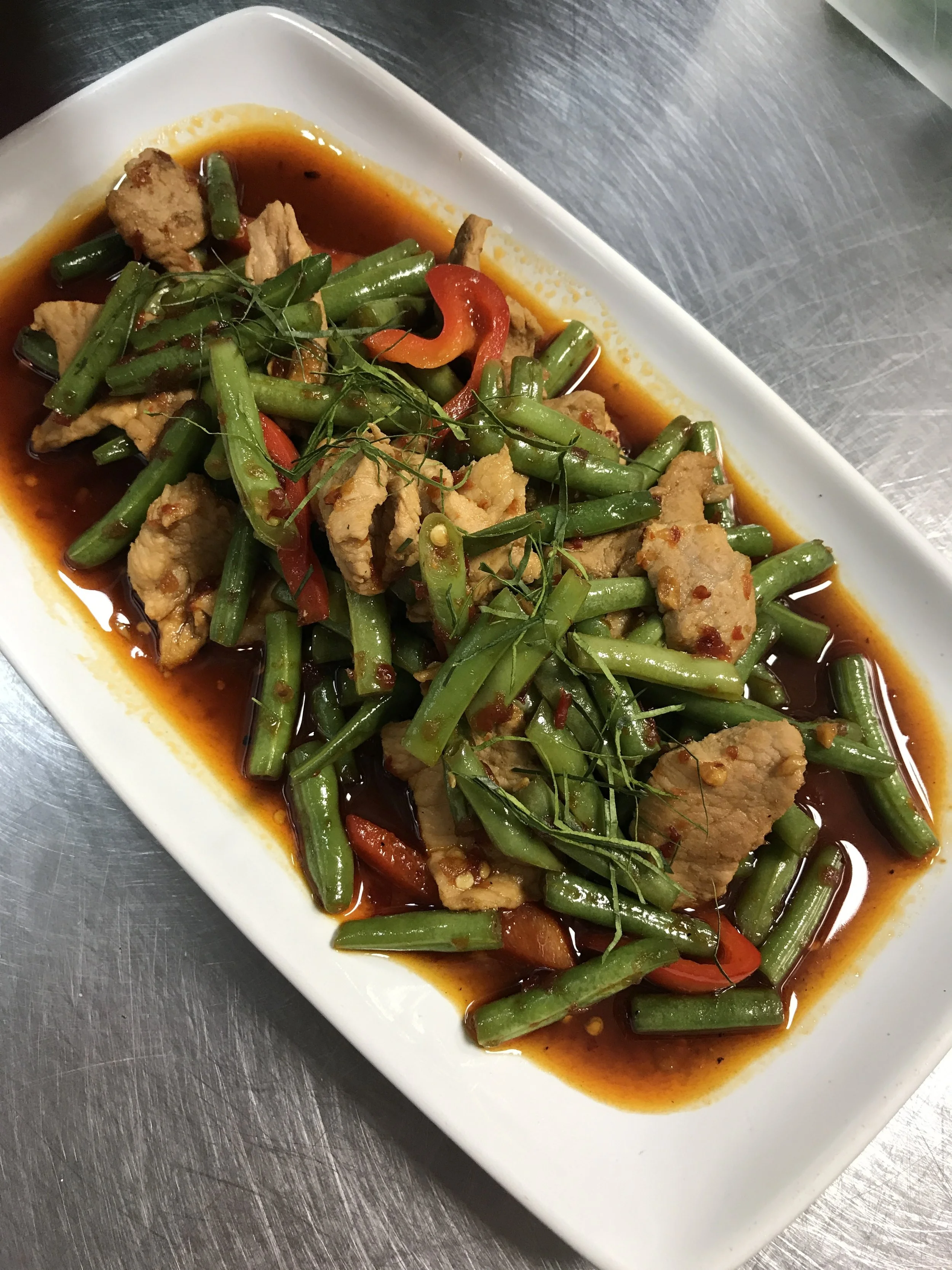 Pork + Green Beans