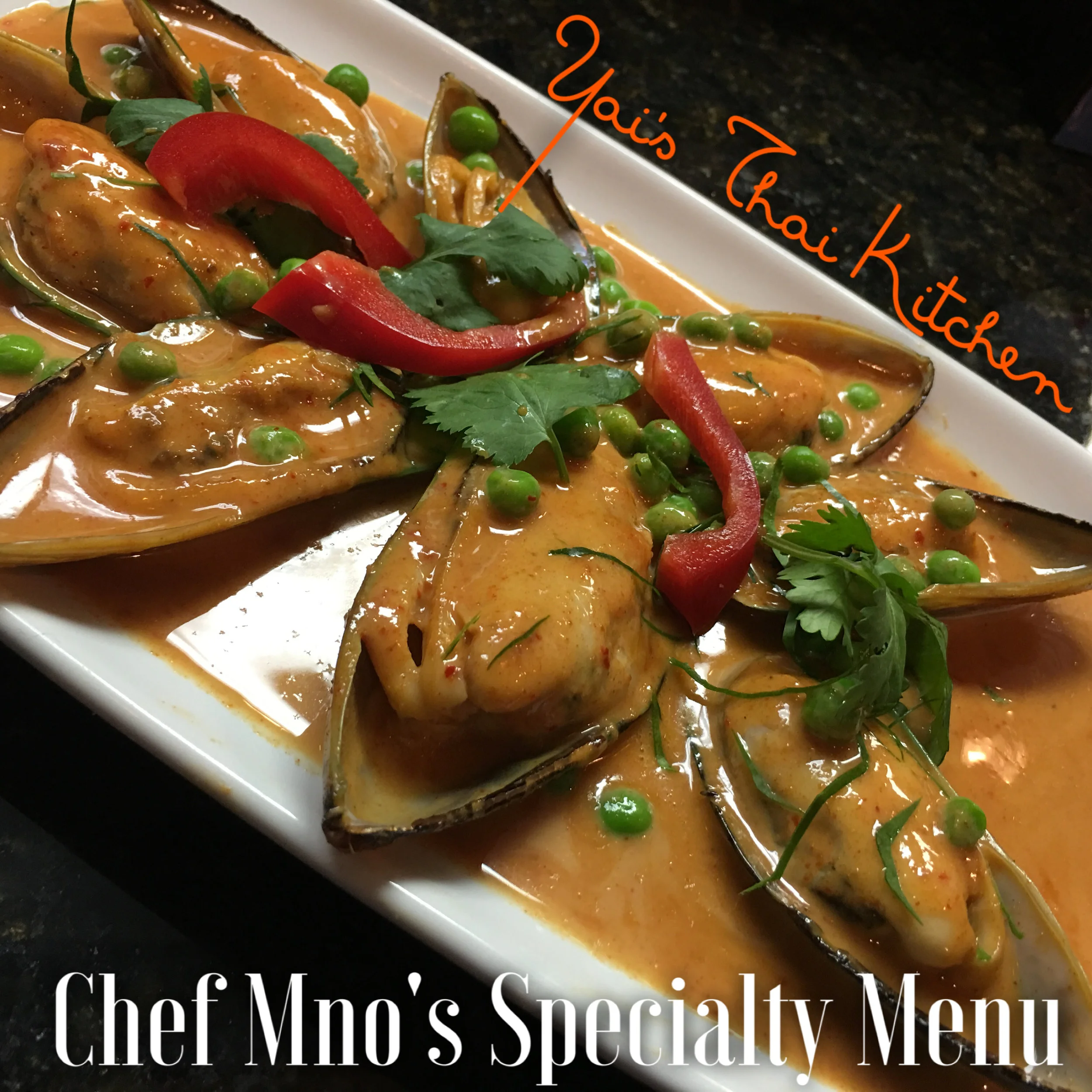Mussels in Panang
