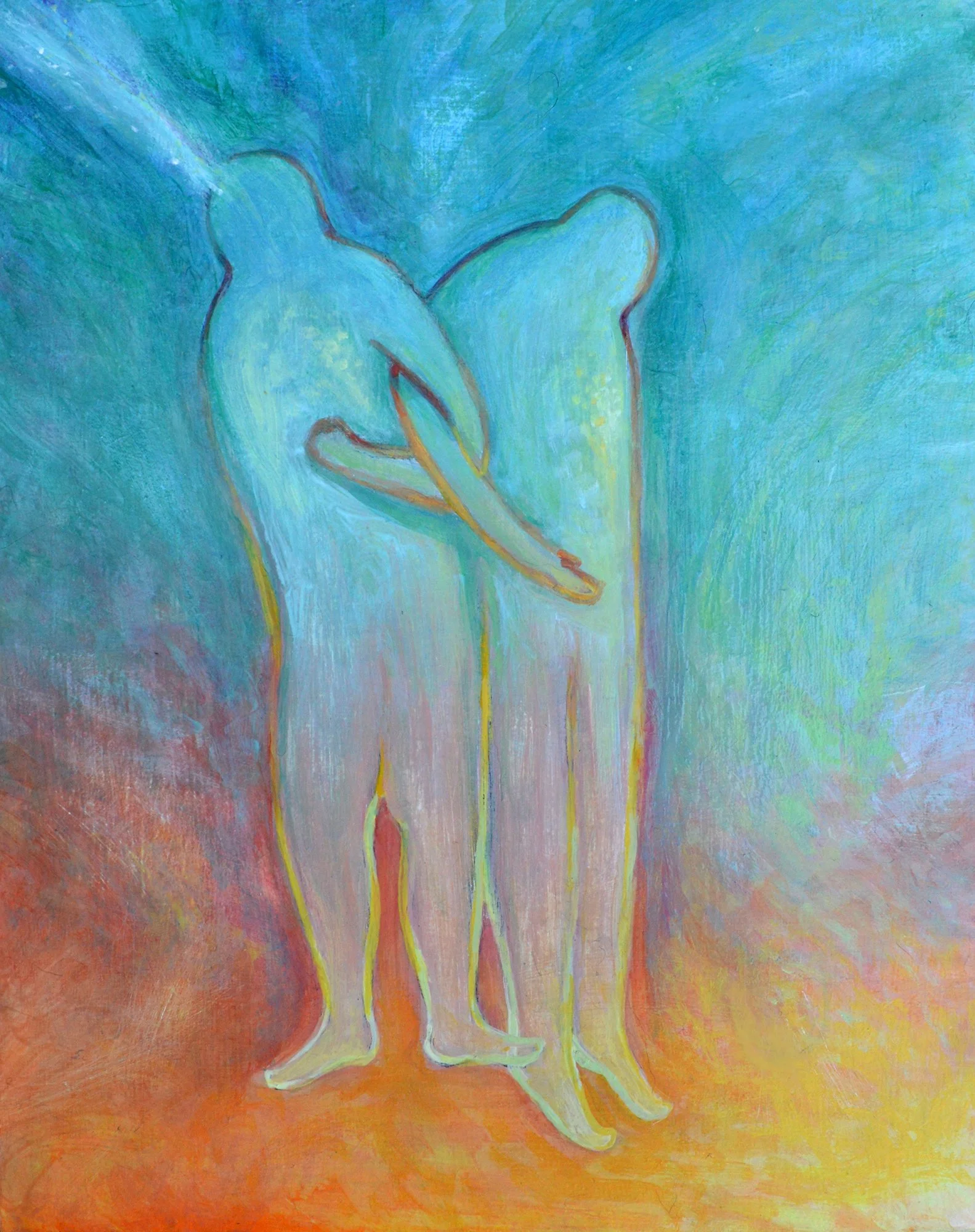 I Got You, 8"x10", acrylic on panel, 2025