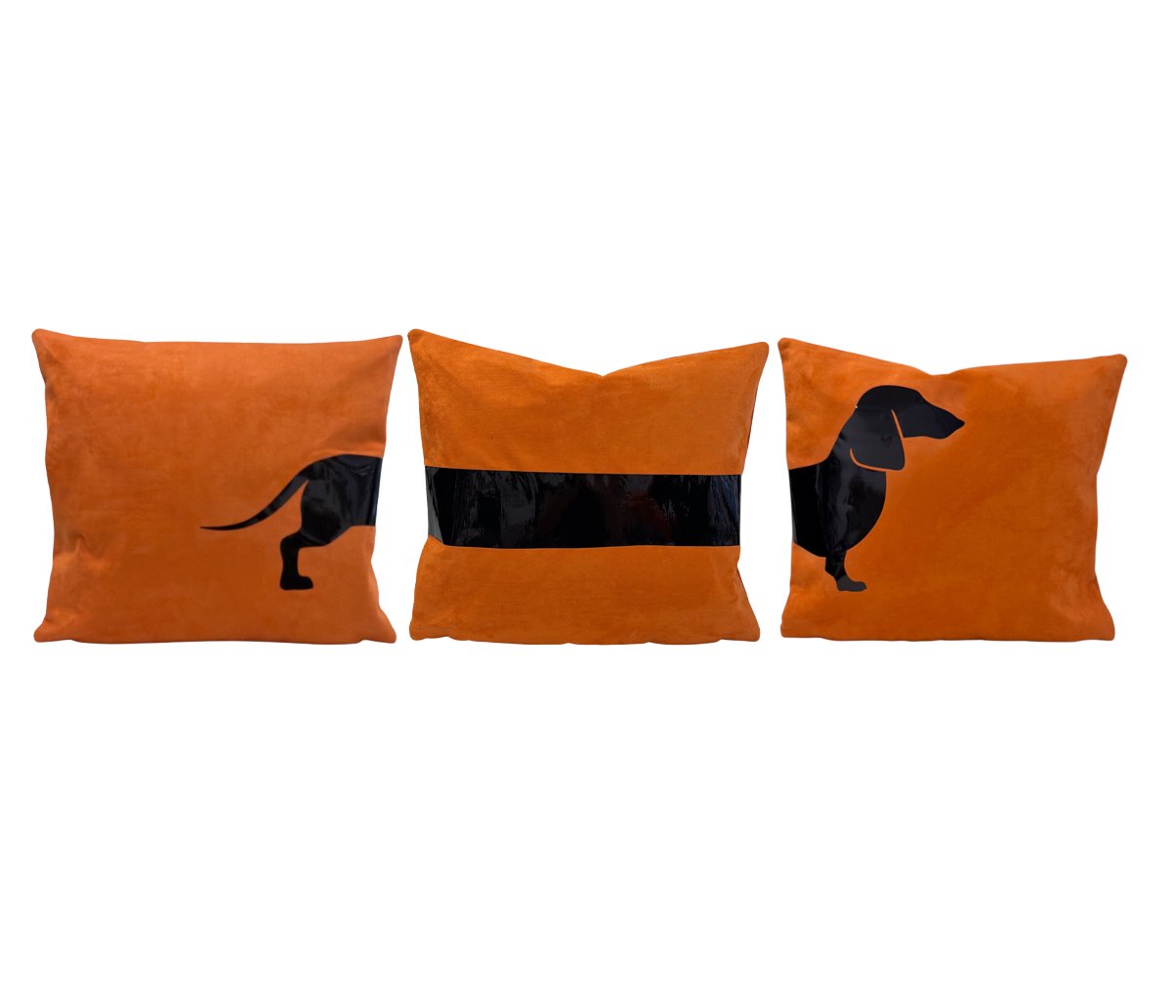 Dachshund Silhouette Cushion Set