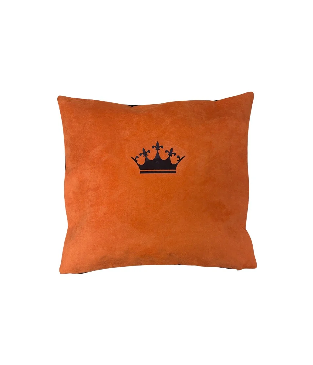 Regal Suede Crown Pillow