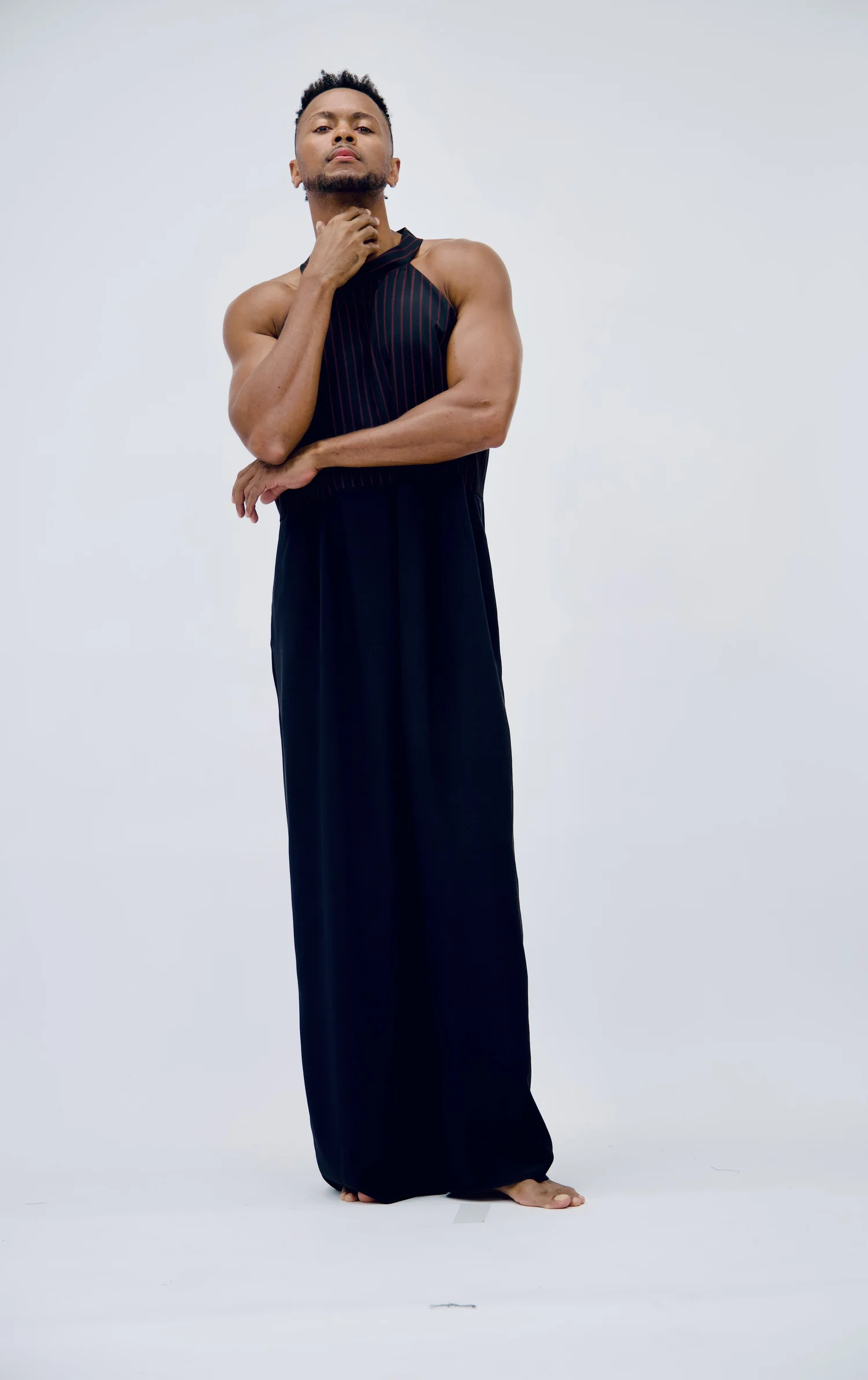 UNUSED WOOL×SILK JUMPSUIT 2 ラセットブラウン UNUSED WOOL×SILK JUMPSUIT 2 ラセットブラウン