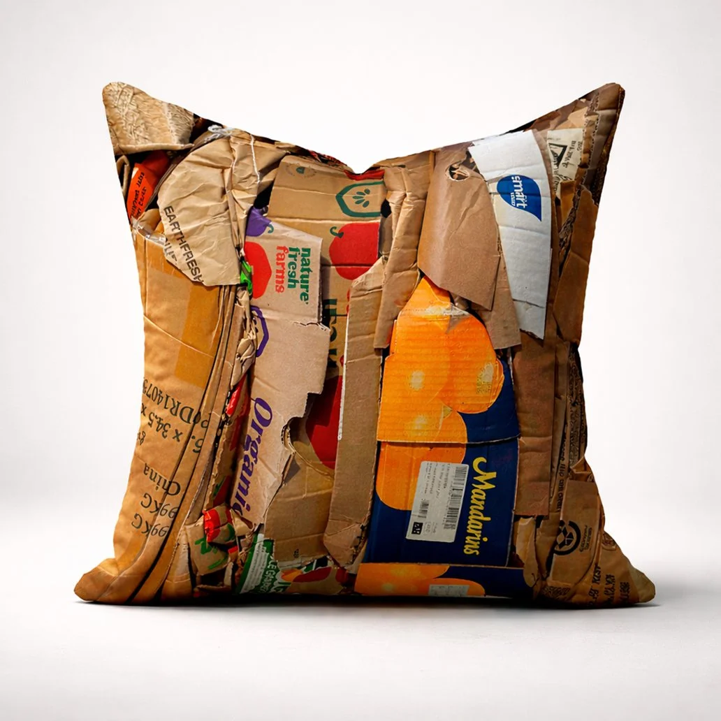 Reconstructed Surface No. 01 — Textile Object, 26 × 26 in