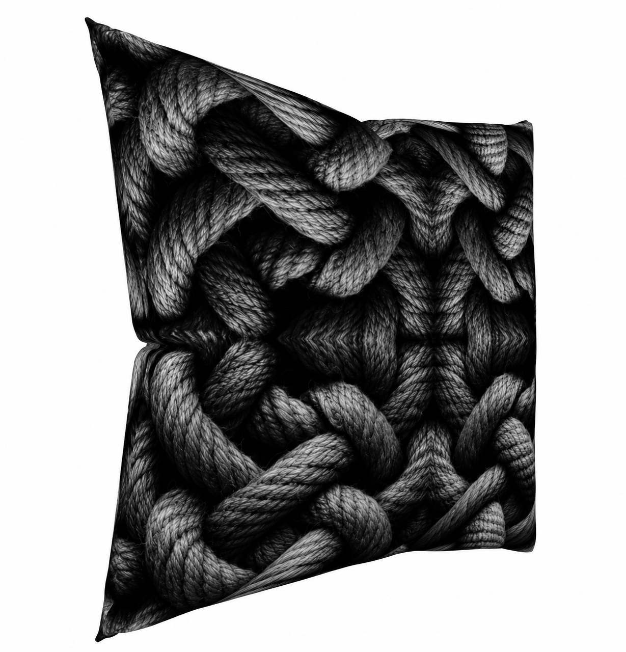 Monochrome Braided Knit Pillow.png