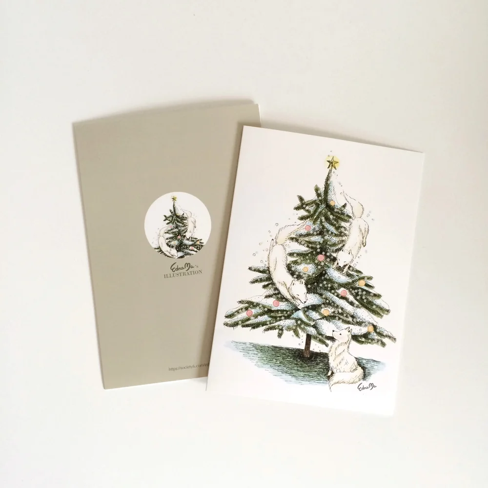 Christmas wolves