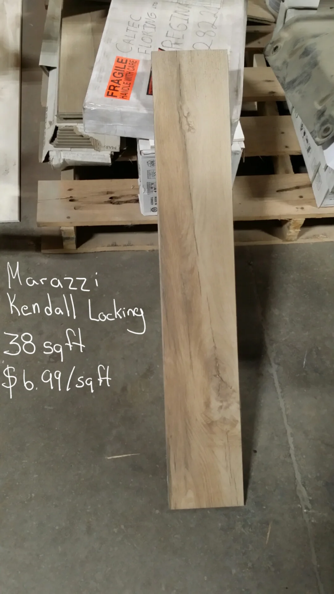 Marazzi Kendall Locking 38sqft $6.99/ sqft