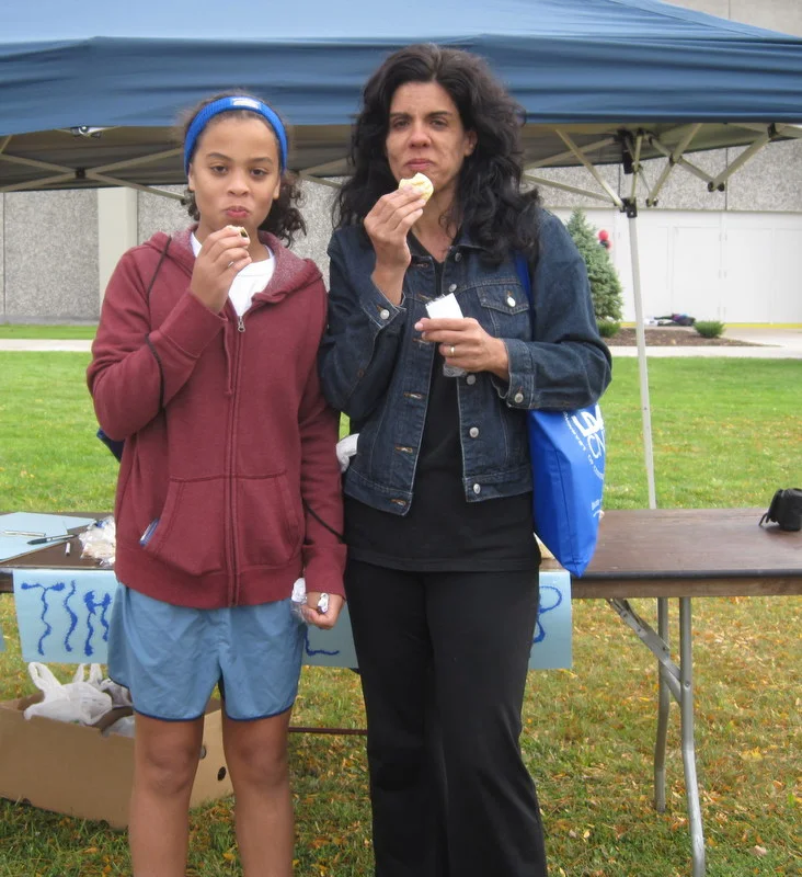 Mother and Daughter lov'n the Cookies!