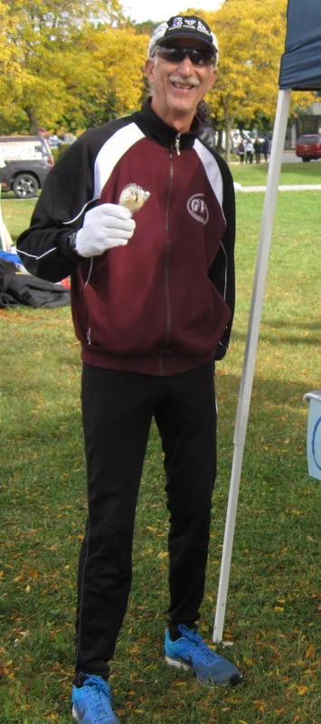  Inbetween races runner would come and get a fresh cookies from our booth. 