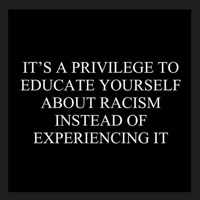 I&rsquo;m white, I&rsquo;m in an anti-racist book club, and that&rsquo;s a massive privilege. The education is not the end game - in and of itself it does nothing to end racism. And, it can be an important step to inform effective and useful actions 